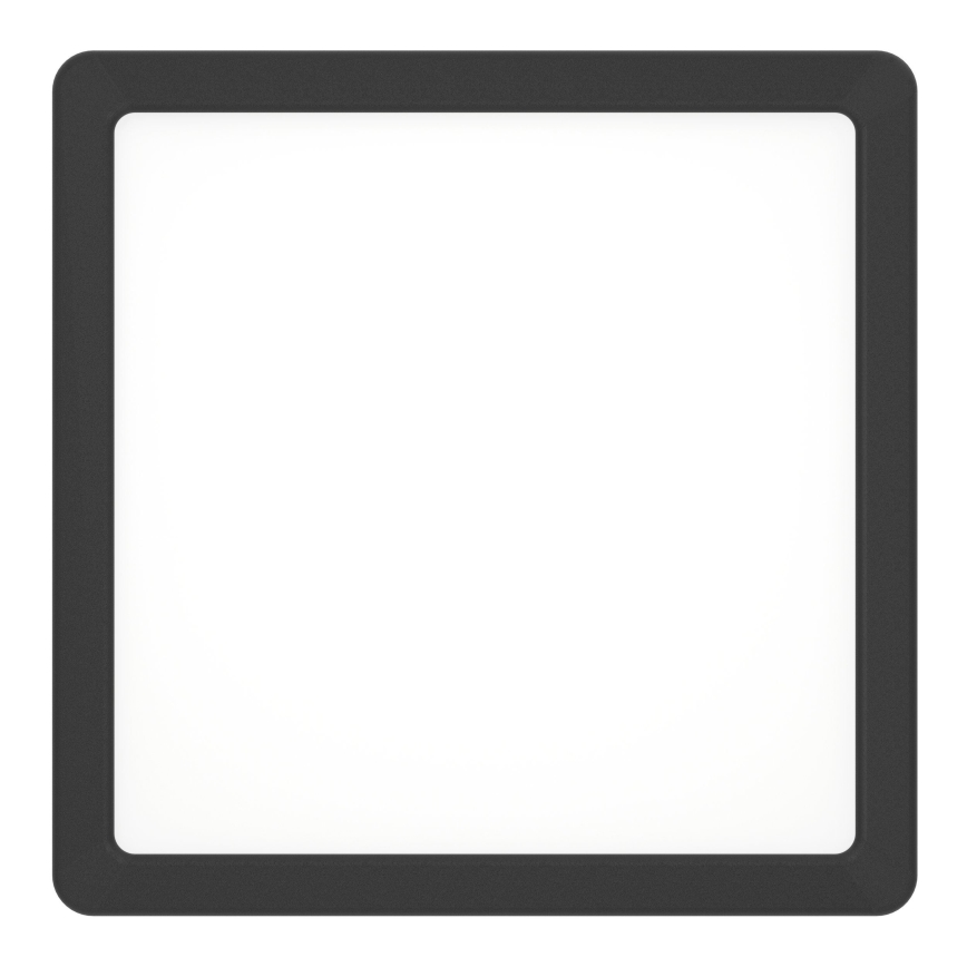 Eglo - LED Ceiling Light LED/10,5W/230V 2700/4000/6500K 22x22cm Black