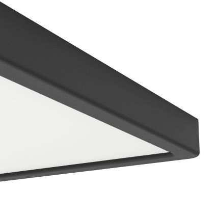 Eglo - LED Ceiling Light LED/13W/230V 2700/4000/6500K 29x29cm Black