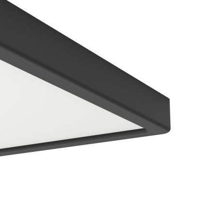 Eglo - LED Ceiling Light LED/17.5W/230V 2700/4000/6500K 39x39 cm Black