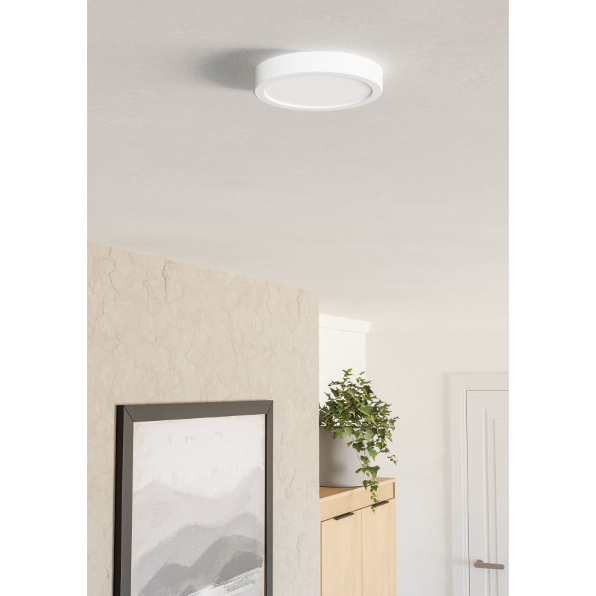 Eglo - LED Ceiling Light LED/7.5W/230V 2700/4000/6500K Ø16.6 cm White