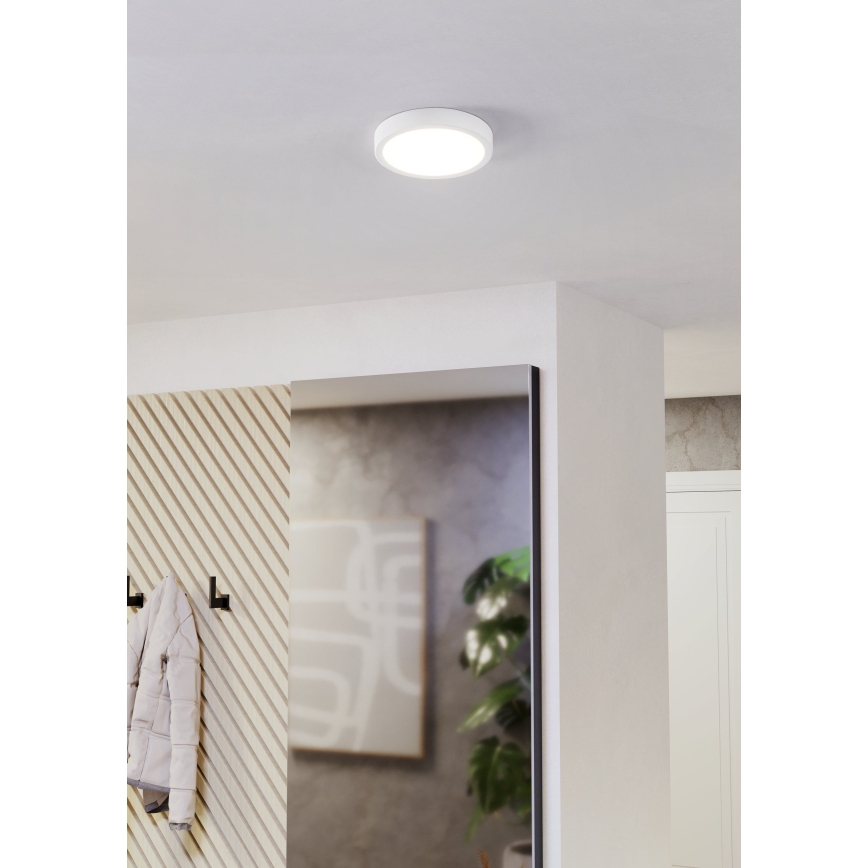 Eglo - LED Ceiling Light, 11.5 W, 230 V, 2700/4000/6500 K, Ø 21.1 cm, White