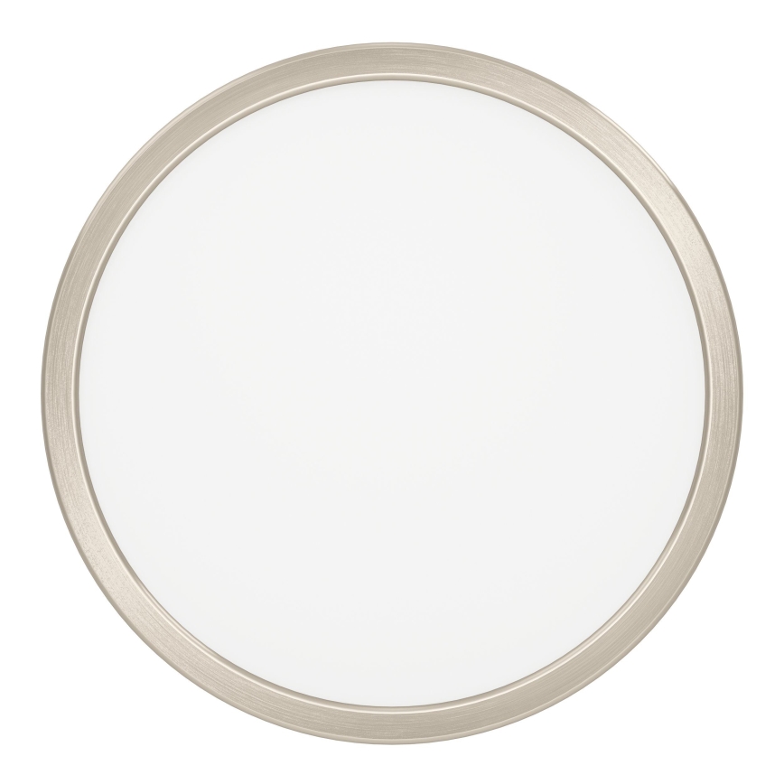 Eglo - LED ceiling light, 14.2 W, 230 V, 2700/4000/6500 K, Ø 27.8 cm, matte chrome