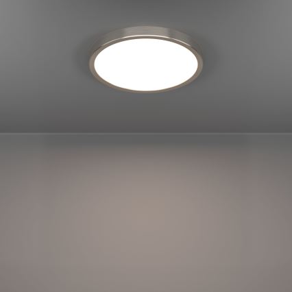 Eglo - LED ceiling light, 14.2 W, 230 V, 2700/4000/6500 K, Ø 27.8 cm, matte chrome