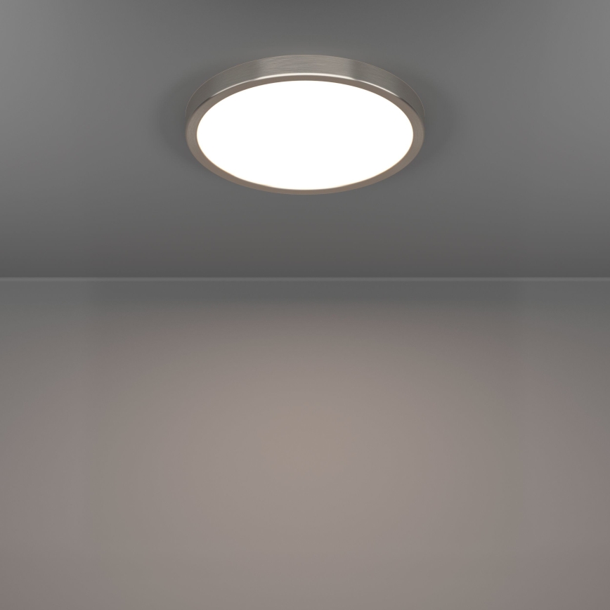 Eglo - LED ceiling light, 14.2 W, 230 V, 2700/4000/6500 K, Ø 27.8 cm, matte chrome