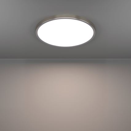 Eglo - LED Ceiling Light LED/17W/230V 2700/4000/6500K Ø 38.9 cm Matte Chrome
