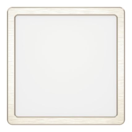 Eglo - LED Ceiling Light LED/10,5W/230V 2700/4000/6500K 22x22 cm matte chrome