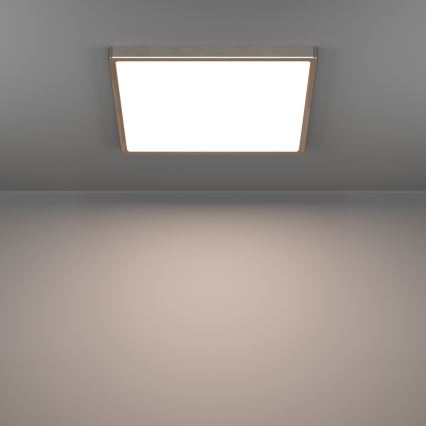 Eglo - LED ceiling light LED/17,5W/230V 2700/4000/6500K 39x39 cm matte chrome