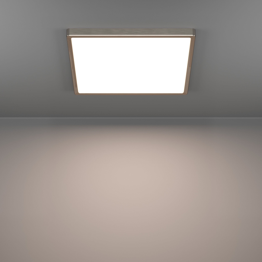 Eglo - LED ceiling light LED/17,5W/230V 2700/4000/6500K 39x39 cm matte chrome