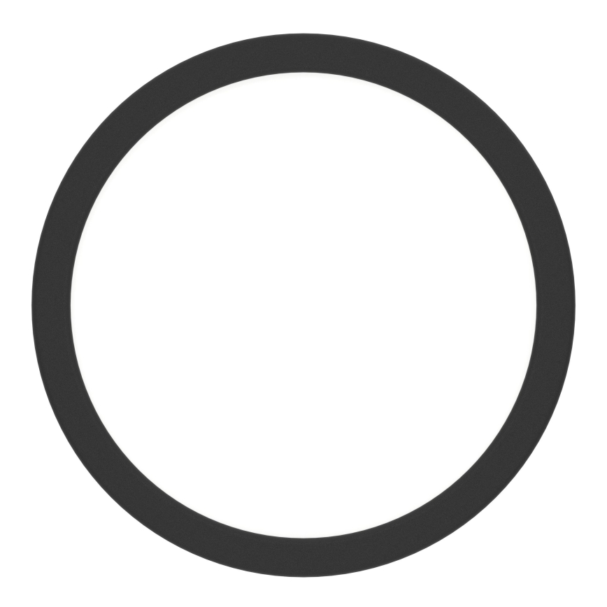 Eglo - LED Bathroom Ceiling Light LED/11.5W/230V Ø 21.1 cm IP44 Black