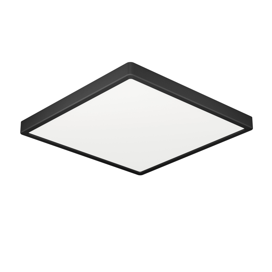 Eglo - LED Bathroom Ceiling Light LED/10.5W/230V 22x22 cm IP44 Black