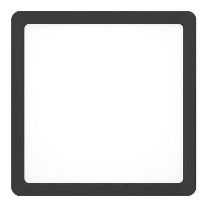 Eglo - LED Bathroom Ceiling Light LED/10.5W/230V 22x22 cm IP44 Black