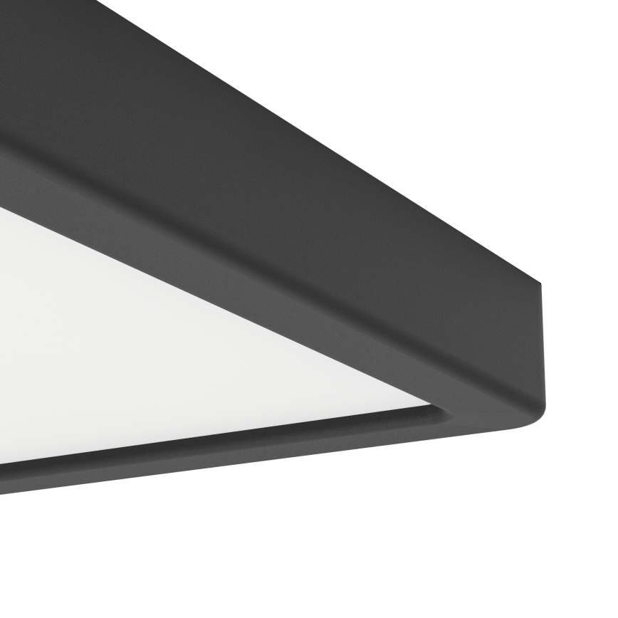Eglo - LED bathroom ceiling light LED/10,5W/230V 2700/4000/6500K 22x22 cm IP44 black