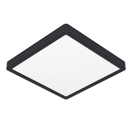 Eglo - LED Bathroom Ceiling Light LED/13W/230V 29x29 cm IP44 Black