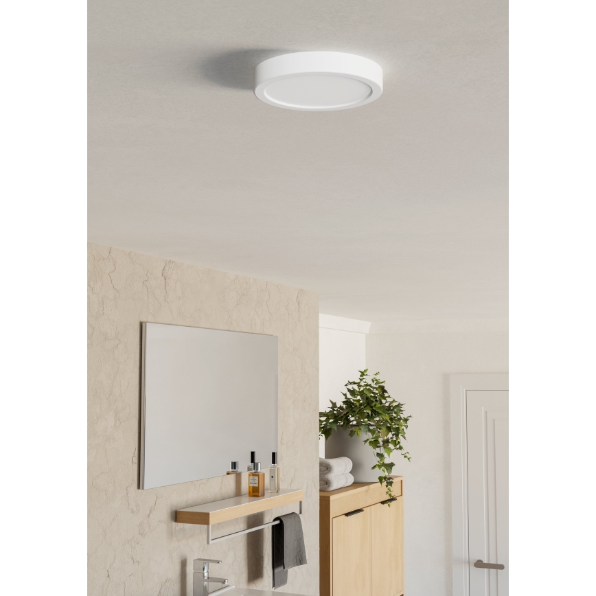 Eglo - LED Bathroom Ceiling Light LED/7.5W/230V 2700/4000/6500K Ø 16.6 cm IP44 White