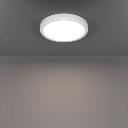Eglo - LED bathroom ceiling light, 11.5 W, 230 V, 2700/4000/6500 K, Ø 21.1 cm, IP44, white