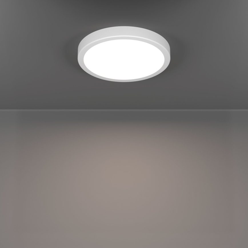 Eglo - LED bathroom ceiling light, 11.5 W, 230 V, 2700/4000/6500 K, Ø 21.1 cm, IP44, white