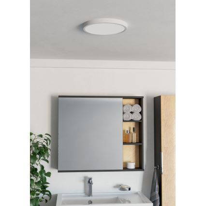 Eglo - LED Bathroom Ceiling Light LED/14.2W/230V Ø 27.8 cm IP44 White