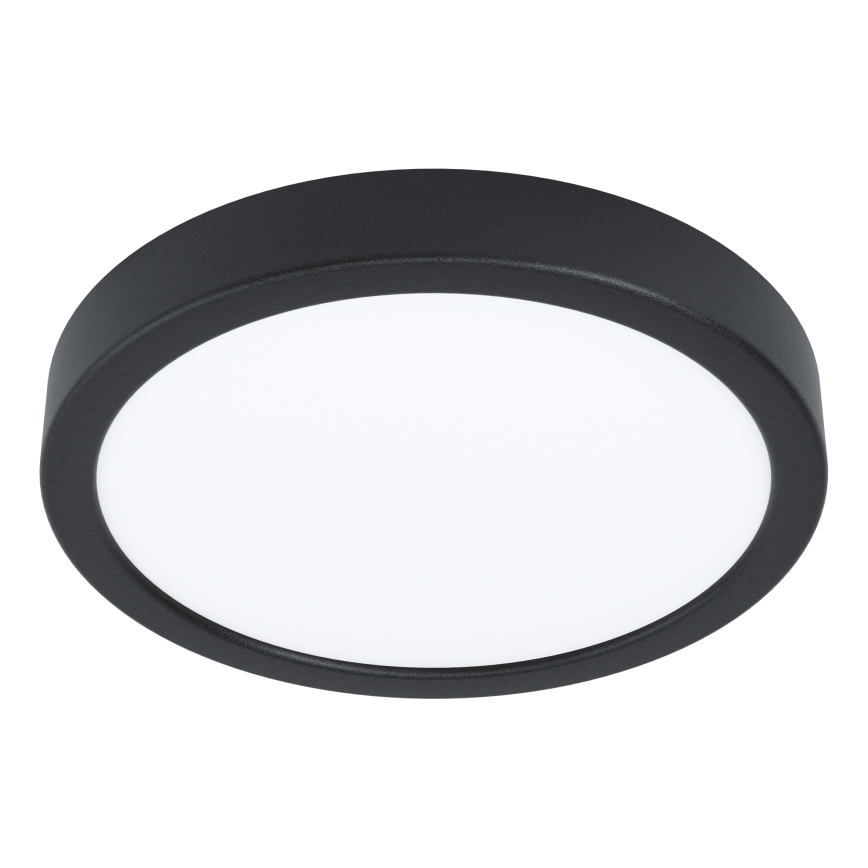 Eglo - LED RGBW Dimmable Bathroom Ceiling Light LED/11.2W/230V 2700-6500K Ø 21.1 cm IP44 Black