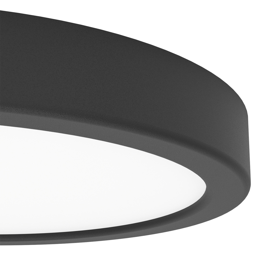 Eglo - LED RGBW Dimmable Bathroom Ceiling Light LED/11.2W/230V 2700-6500K Ø 21.1 cm IP44 Black