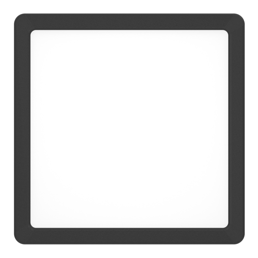 Eglo - RGBW Dimmable LED Bathroom Ceiling Light 10.5W/230V 2700-6500K 22x22 cm IP44 Black