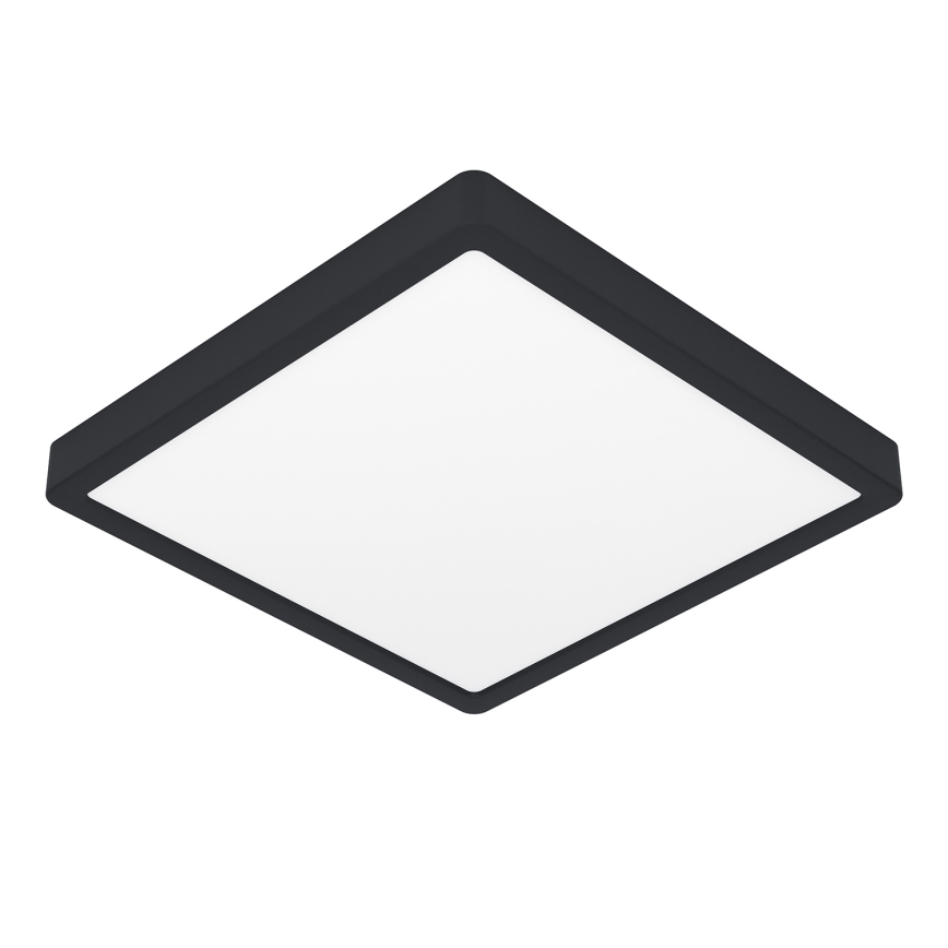 Eglo - Dimmable LED RGBW Bathroom Ceiling Light LED/13,5W/230V 2700-6500K 29,5x29,5 cm IP44 Black