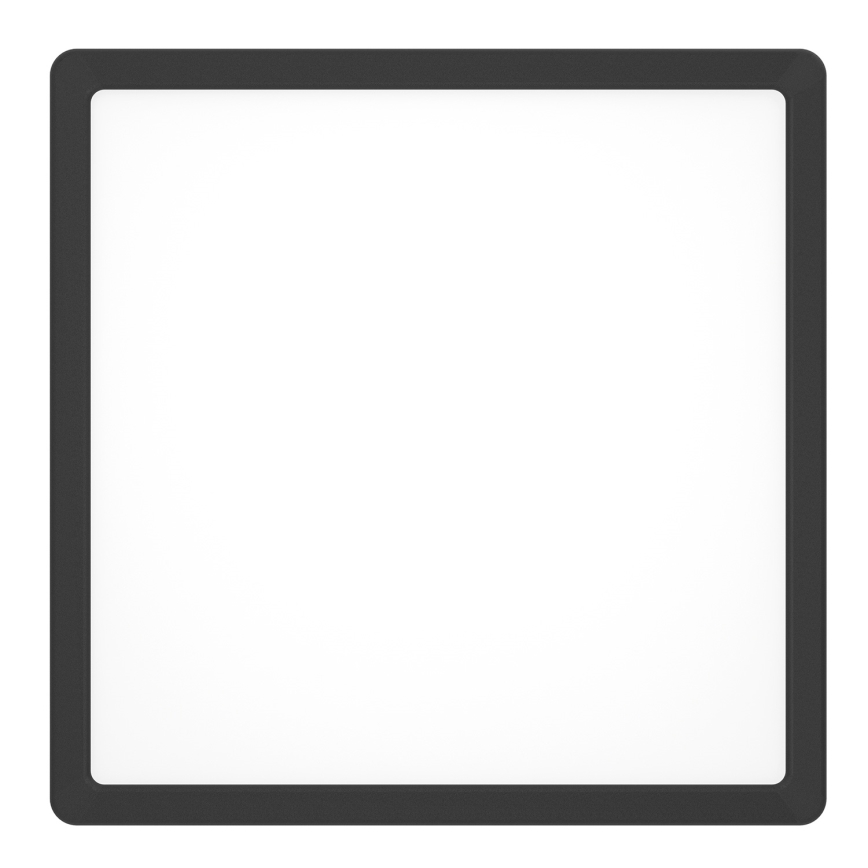 Eglo - Dimmable LED RGBW Bathroom Ceiling Light LED/13,5W/230V 2700-6500K 29,5x29,5 cm IP44 Black