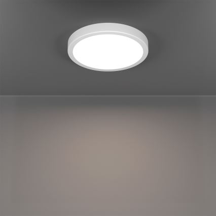 Eglo - LED RGBW Dimmable Bathroom Ceiling Light LED/11.2W/230V 2700–6500K Ø 21.1 cm IP44 White