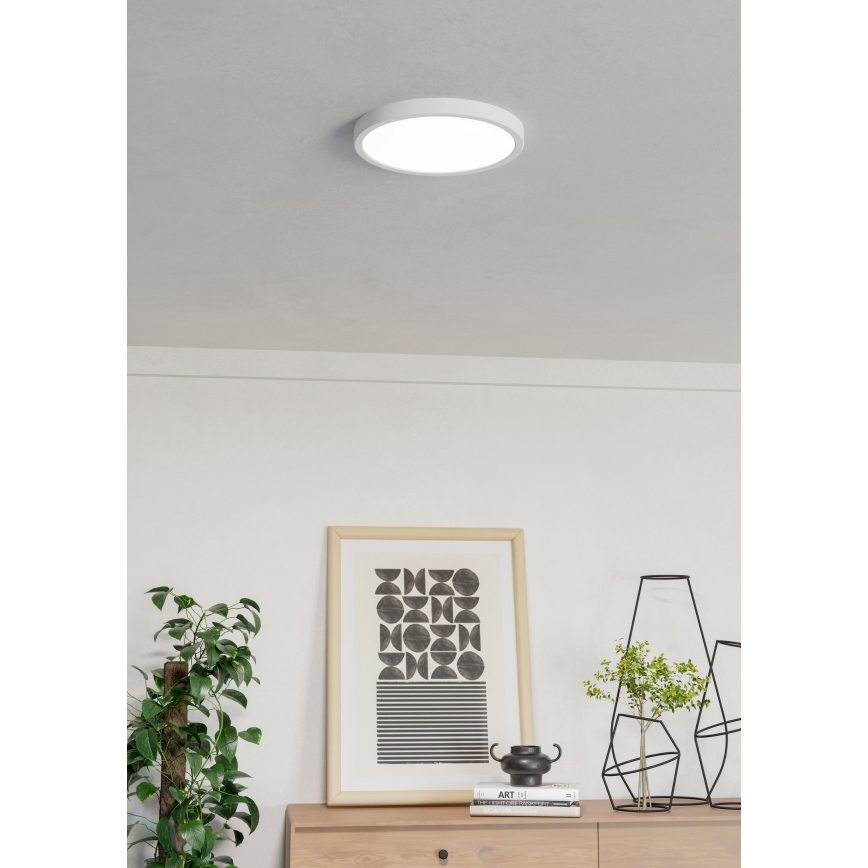 Eglo - LED RGBW Dimmable Bathroom Ceiling Light LED/14,3W/230V 2700-6500K pr. 27,8 cm IP44 White