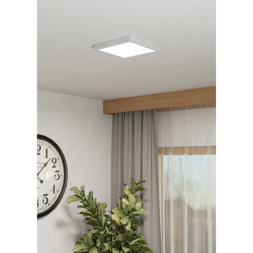 Eglo - LED RGBW Dimmable Bathroom Ceiling Light LED/10.5W/230V 2700-6500K 22x22 cm IP44 White