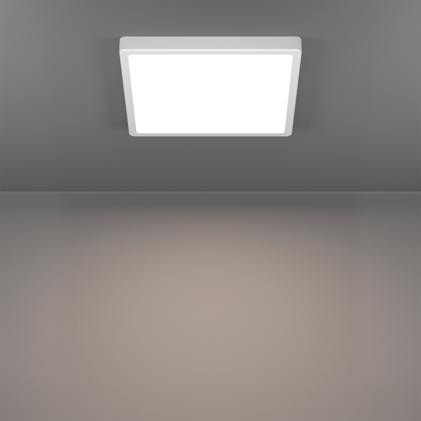 Eglo - LED RGBW Dimmable Bathroom Ceiling Light LED/13.5W/230V 2700-6500K 29.5x29.5 cm IP44 White