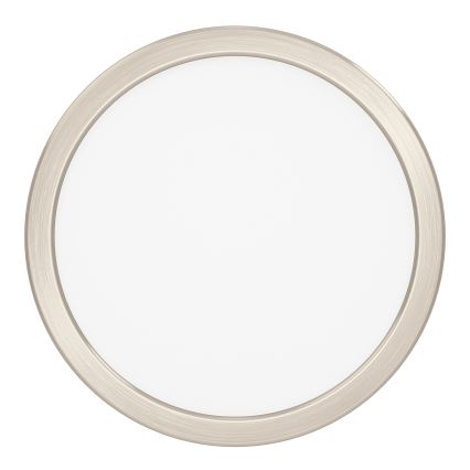 Eglo - LED RGBW Dimmable Bathroom Ceiling Light LED/11.2W/230V 2700-6500K Ø 21.1 cm IP44 Matte Chrome