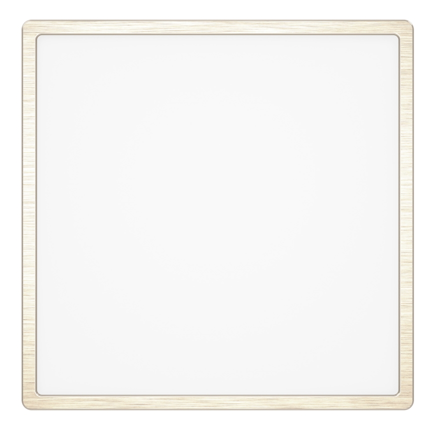 Eglo - LED RGBW Dimmable Bathroom Ceiling Light LED/13,5W/230V 2700-6500K 29,5x29,5 cm IP44 Matte Chrome