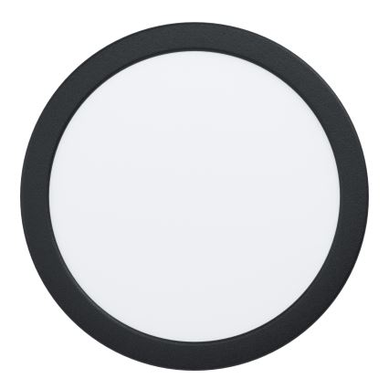 Eglo - LED recessed downlight LED/18,5W/230V 2700/4000/6500K Ø 21,6 cm black