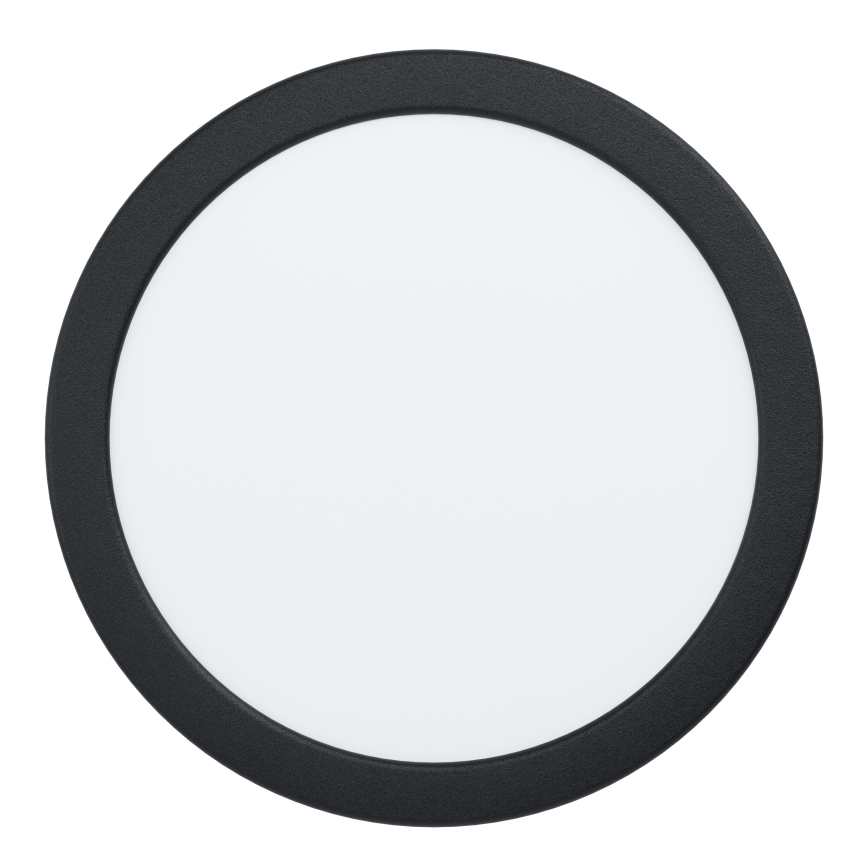 Eglo - LED recessed downlight LED/18,5W/230V 2700/4000/6500K Ø 21,6 cm black