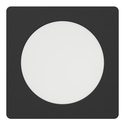 Eglo - LED Recessed Ceiling Light LED/6.3W/230V 2700/4000/6500K 11.9x11.9 cm Black