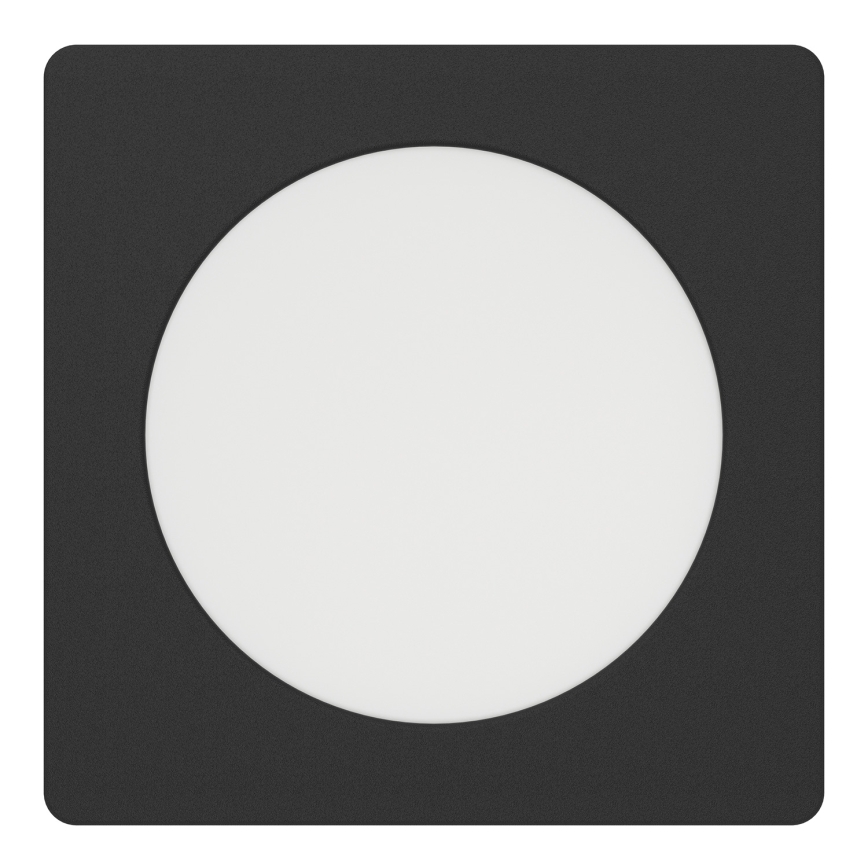 Eglo - LED Recessed Ceiling Light LED/6.3W/230V 2700/4000/6500K 11.9x11.9 cm Black