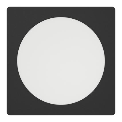 Eglo - LED Recessed Ceiling Light LED/10.5W/230V 2700/4000/6500K 16.6x16.6 cm Black