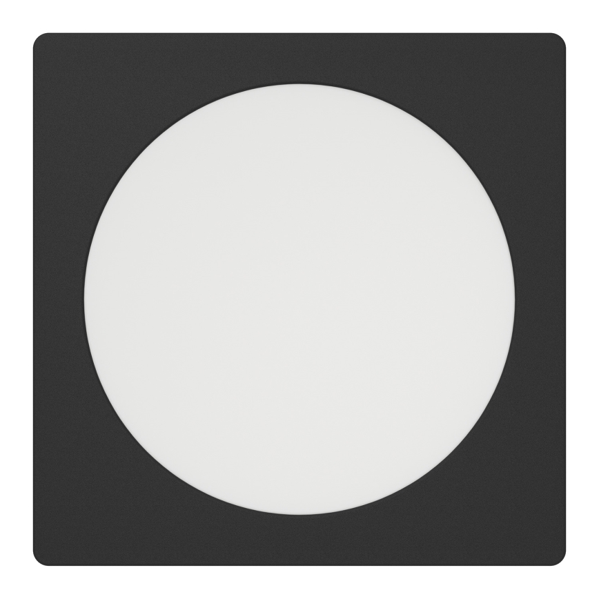 Eglo - LED Recessed Ceiling Light LED/10.5W/230V 2700/4000/6500K 16.6x16.6 cm Black