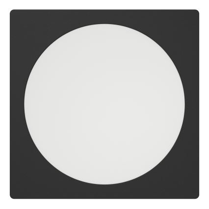 Eglo - LED recessed ceiling light LED/18,5W/230V 2700/4000/6500K 21,6x21,6 cm black