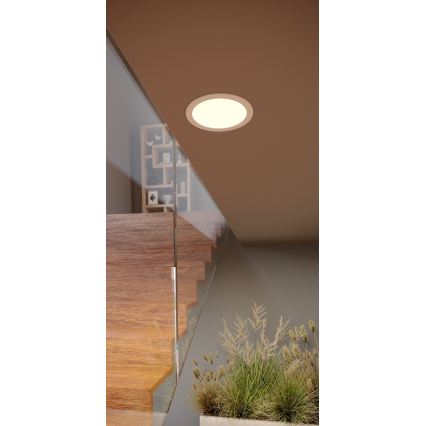 Eglo - LED recessed ceiling light LED/10,5W/230V 2700/4000/6500K pr. 16,8 cm white