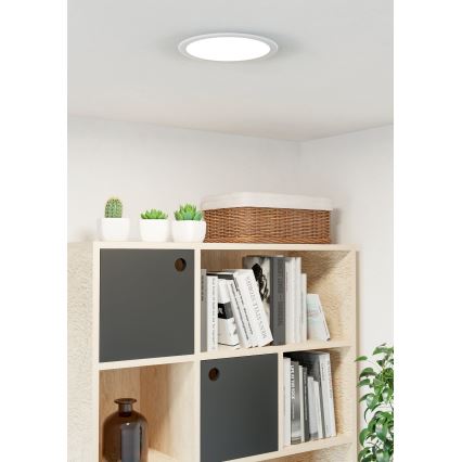 Eglo - LED Recessed Ceiling Light LED/18.5W/230V Selectable 2700/4000/6500K Ø 21.6 cm White