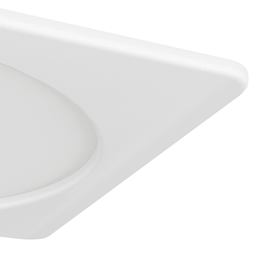 Eglo - LED recessed ceiling fixture LED/10,5W/230V 2700/4000/6500K 16,6x16,6 cm black