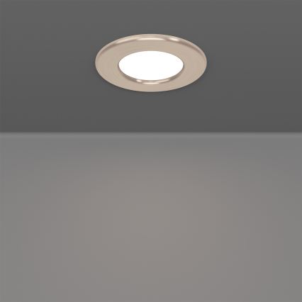 Eglo - Set of 3 LED recessed downlights, LED/3.7W/230V, 2700/4000/6500K, Ø 8.8 cm, matte chrome
