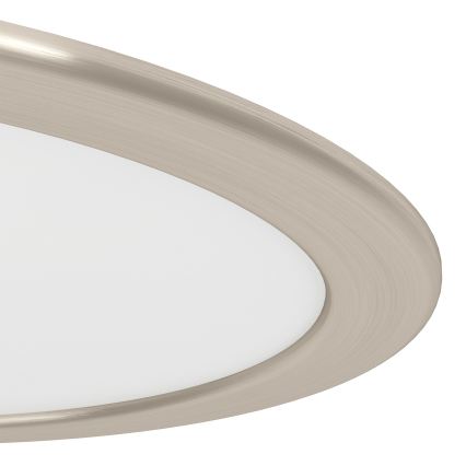 Eglo - LED recessed ceiling light LED/18,5W/230V 2700/4000/6500K Ø 21,6 cm matte chrome