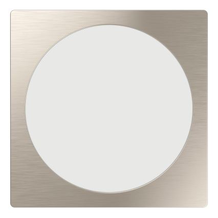 Eglo - LED recessed ceiling light LED/18,5W/230V 2700/4000/6500K 21,6x21,6 cm matte chrome