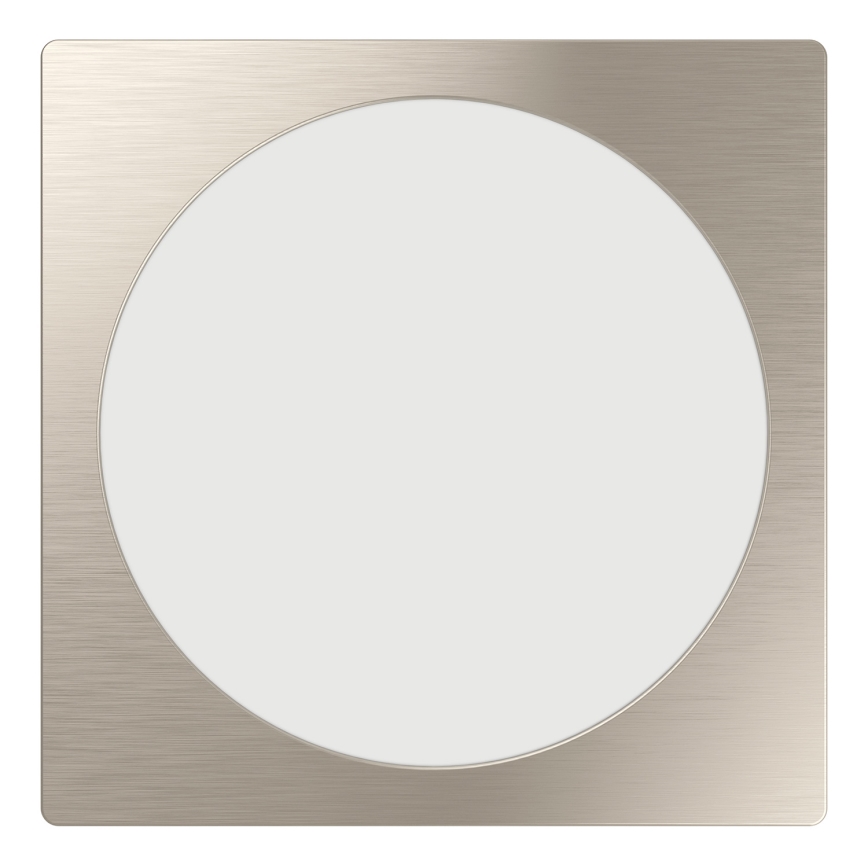 Eglo - LED recessed ceiling light LED/18,5W/230V 2700/4000/6500K 21,6x21,6 cm matte chrome