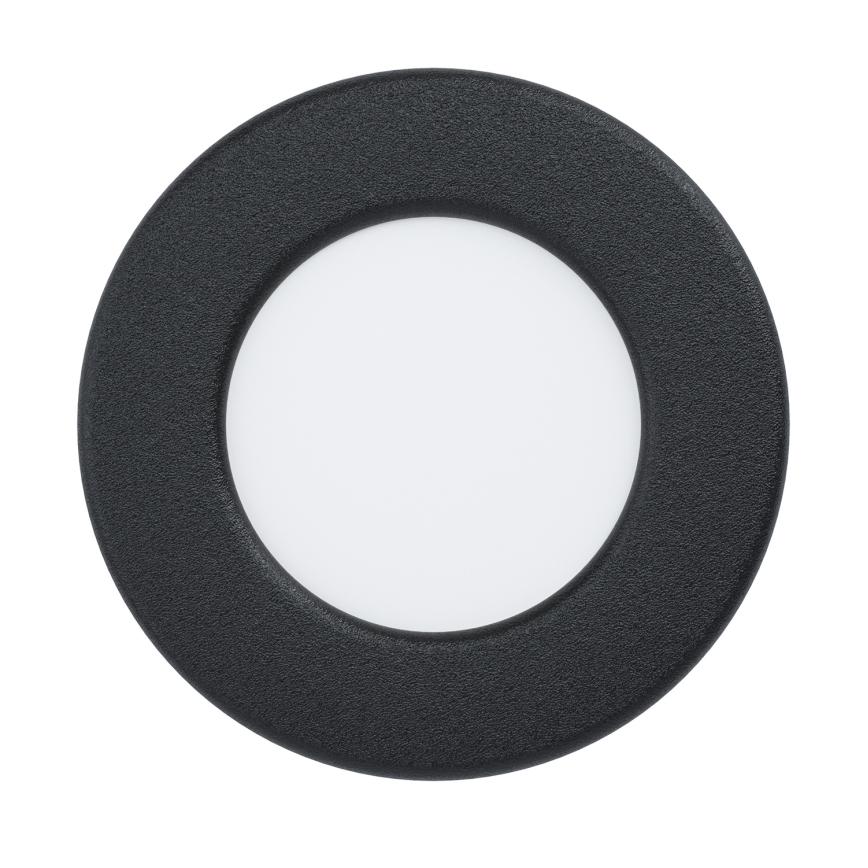 Eglo - LED bathroom recessed ceiling light LED/3.7W/230V 2700/4000/6500K Ø 8.8 cm IP44 black