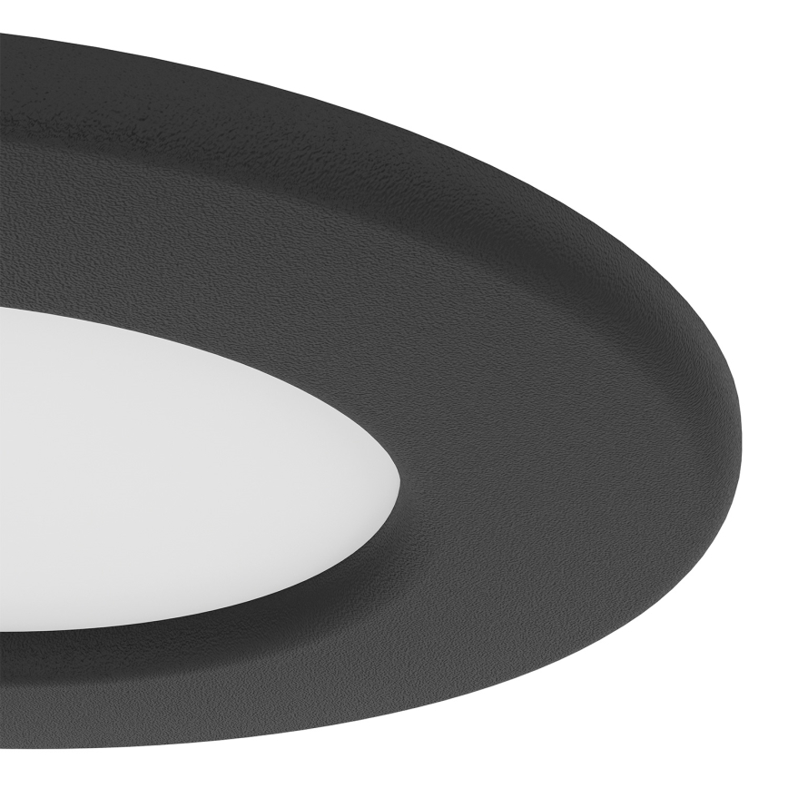 Eglo - LED bathroom recessed ceiling light LED/3.7W/230V 2700/4000/6500K Ø 8.8 cm IP44 black