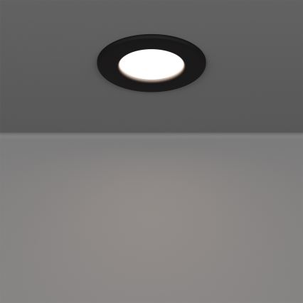 Eglo - Set of 3 RGBW dimmable LED recessed bathroom downlights LED/2.8W/230V 2700-6500K Ø 8.8 cm IP44 Black