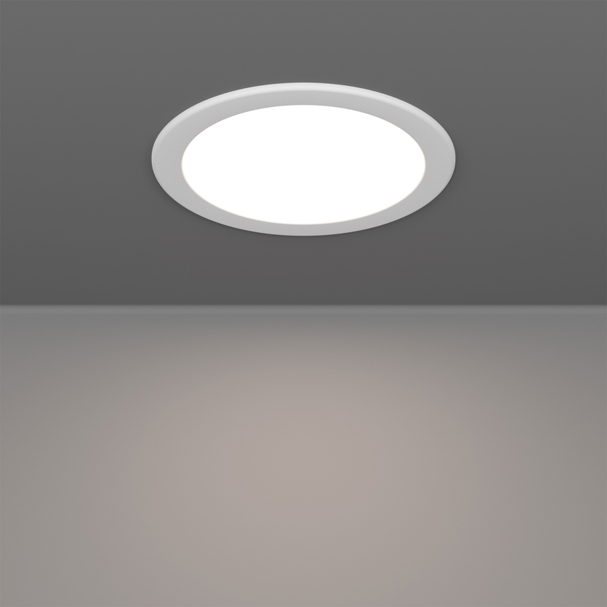 Eglo - LED RGBW Dimmable bathroom recessed ceiling light LED/9,5W/230V 2700-6500K dia. 16,8 cm IP44 white